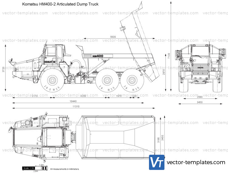 Komatsu HM400-2 Articulated Dump Truck