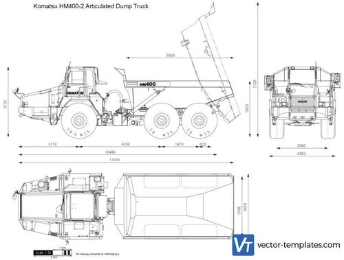 Komatsu HM400-2 Articulated Dump Truck