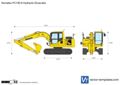 Komatsu PC130-8 Hydraulic Excavator