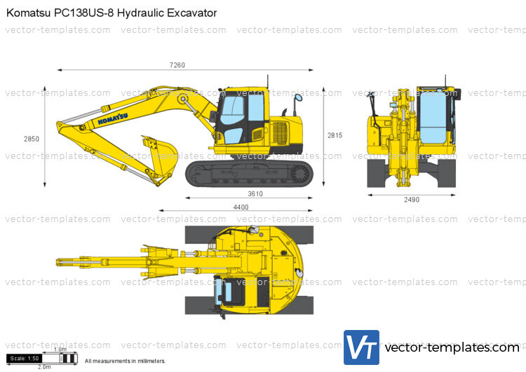 Komatsu PC138US-8 Hydraulic Excavator