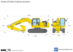 Komatsu PC160LC-8 Hydraulic Excavator