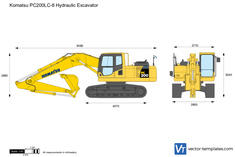 Komatsu PC200LC-8 Hydraulic Excavator