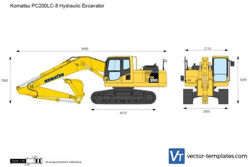 Komatsu PC200LC-8 Hydraulic Excavator