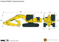Komatsu PC220LC-7 Hydraulic Excavator