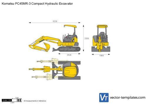 Komatsu PC45MR-3 Compact Hydraulic Excavator