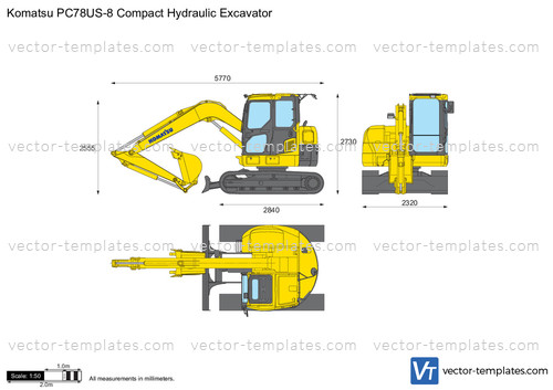 Komatsu PC78US-8 Compact Hydraulic Excavator