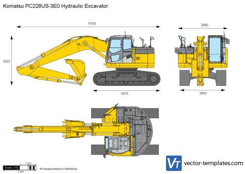 Komatsu PC228US-3E0 Hydraulic Excavator