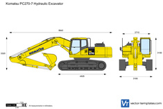Komatsu PC270-7 Hydraulic Excavator