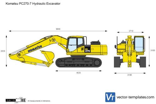 Komatsu PC270-7 Hydraulic Excavator