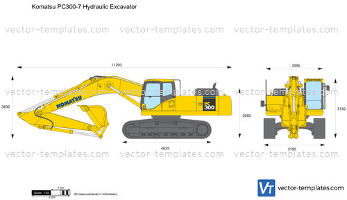 Komatsu PC300-7 Hydraulic Excavator