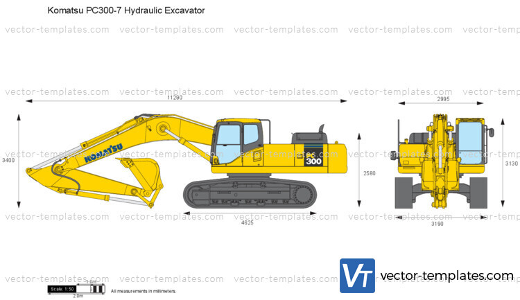 Komatsu PC300-7 Hydraulic Excavator