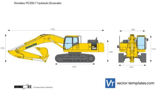 Komatsu PC300-7 Hydraulic Excavator