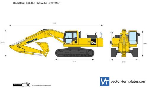 Komatsu PC300-8 Hydraulic Excavator