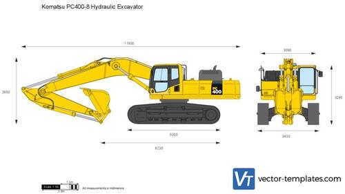 Komatsu PC400-8 Hydraulic Excavator