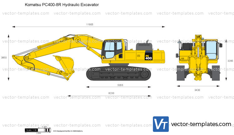 Komatsu PC400-8R Hydraulic Excavator