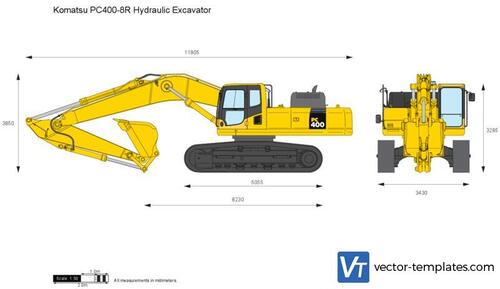 Komatsu PC400-8R Hydraulic Excavator