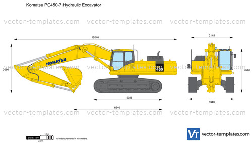 Komatsu PC450-7 Hydraulic Excavator
