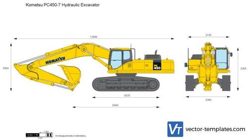 Komatsu PC450-7 Hydraulic Excavator