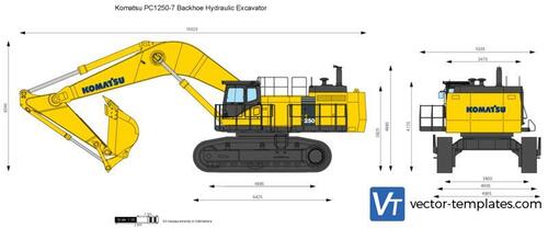 Komatsu PC1250-7 Backhoe Hydraulic Excavator