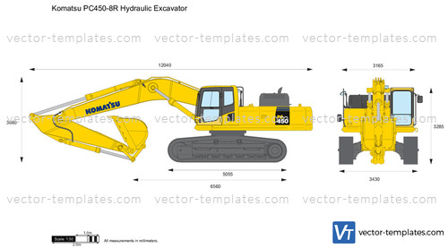 Komatsu PC450-8R Hydraulic Excavator