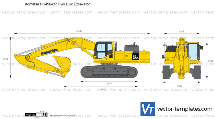 Komatsu PC450-8R Hydraulic Excavator