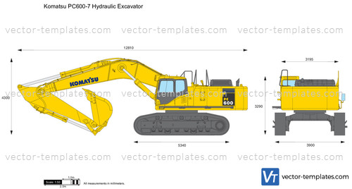 Komatsu PC600-7 Hydraulic Excavator