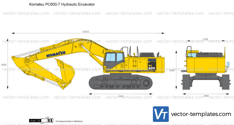 Komatsu PC600-7 Hydraulic Excavator