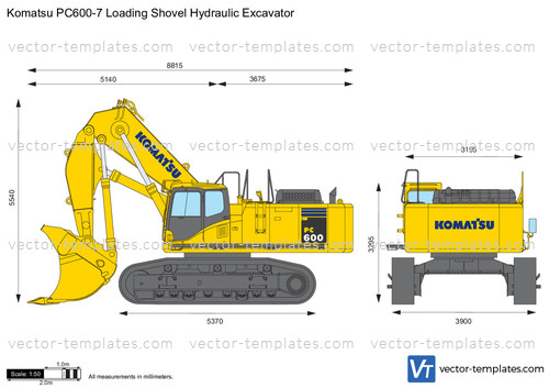 Komatsu PC600-7 Loading Shovel Hydraulic Excavator