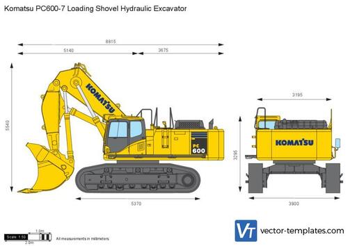 Komatsu PC600-7 Loading Shovel Hydraulic Excavator