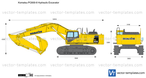 Komatsu PC600-8 Hydraulic Excavator