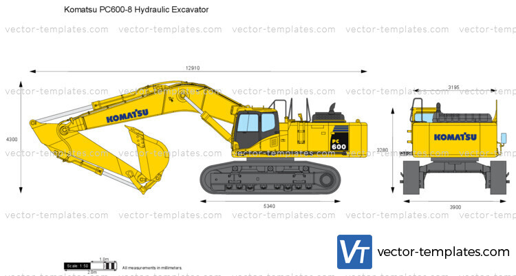 Komatsu PC600-8 Hydraulic Excavator