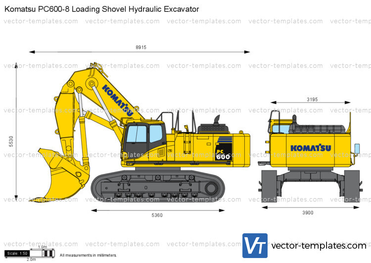 Komatsu PC600-8 Loading Shovel Hydraulic Excavator