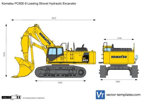 Komatsu PC600-8 Loading Shovel Hydraulic Excavator