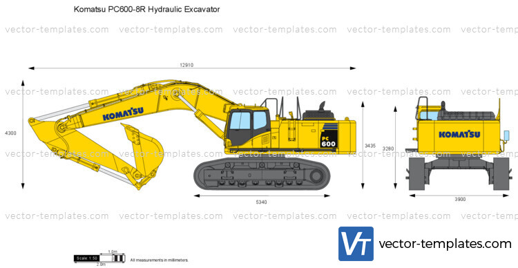 Komatsu PC600-8R Hydraulic Excavator