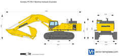 Komatsu PC750-7 Backhoe Hydraulic Excavator