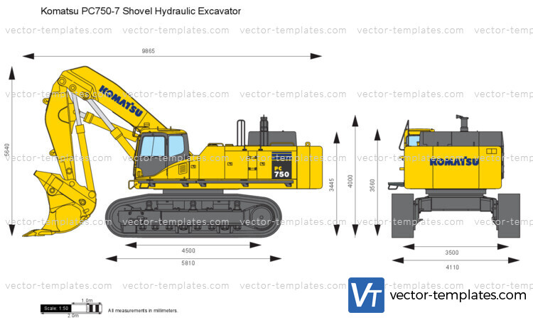 Komatsu PC750-7 Shovel Hydraulic Excavator