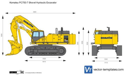 Komatsu PC750-7 Shovel Hydraulic Excavator