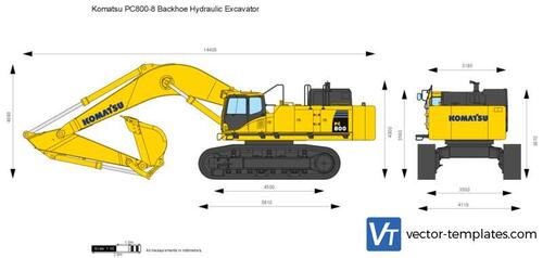 Komatsu PC800-8 Backhoe Hydraulic Excavator