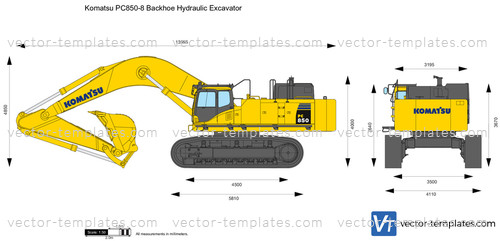 Komatsu PC850-8 Backhoe Hydraulic Excavator