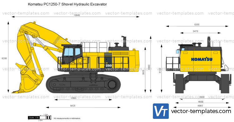 Komatsu PC1250-7 Shovel Hydraulic Excavator