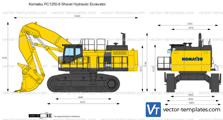 Komatsu PC1250-8 Shovel Hydraulic Excavator