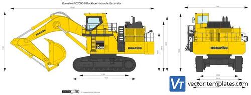 Komatsu PC2000-8 Backhoe Hydraulic Excavator