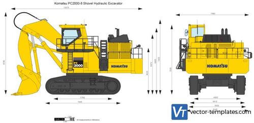 Komatsu PC2000-8 Shovel Hydraulic Excavator