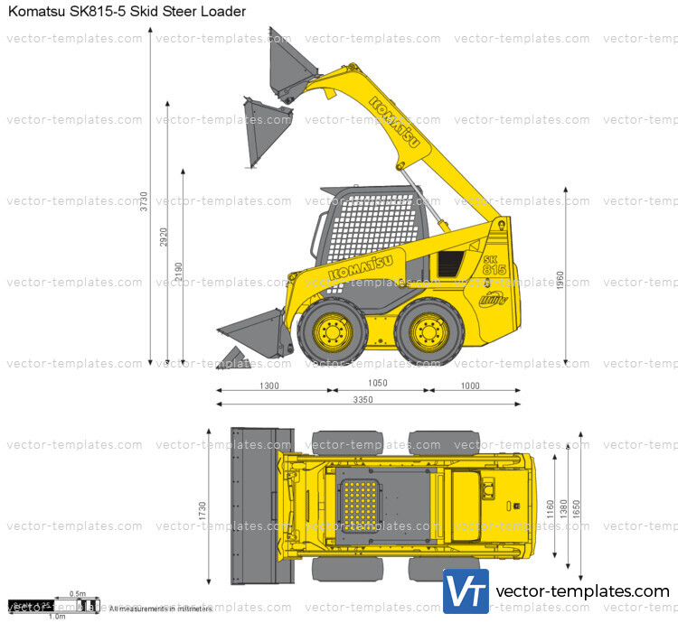 Komatsu SK815-5 Skid Steer Loader