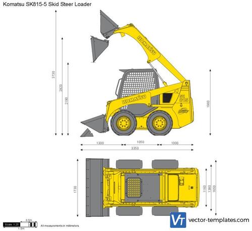 Komatsu SK815-5 Skid Steer Loader