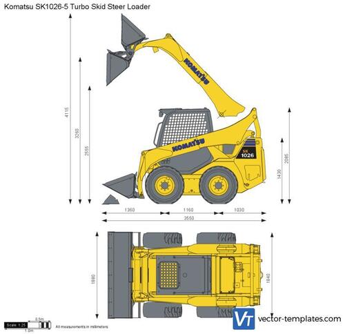 Komatsu SK1026-5 Turbo Skid Steer Loader