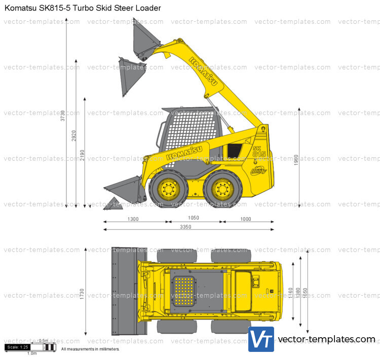 Komatsu SK815-5 Turbo Skid Steer Loader