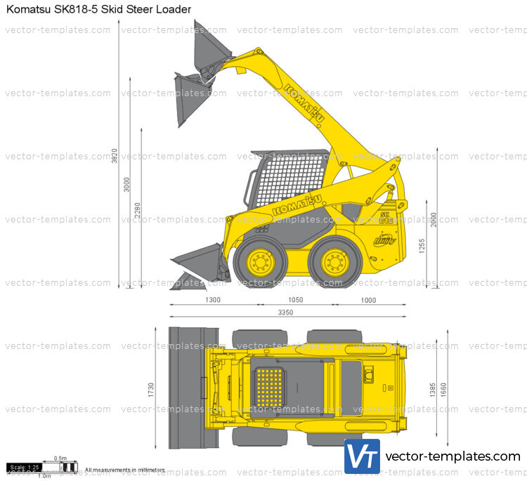 Komatsu SK818-5 Skid Steer Loader