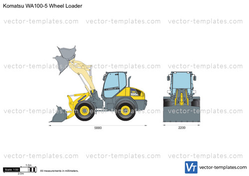 Komatsu WA100-5 Wheel Loader