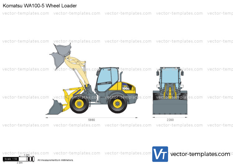 Komatsu WA100-5 Wheel Loader